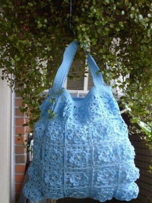 海藍色珍珠 手提包